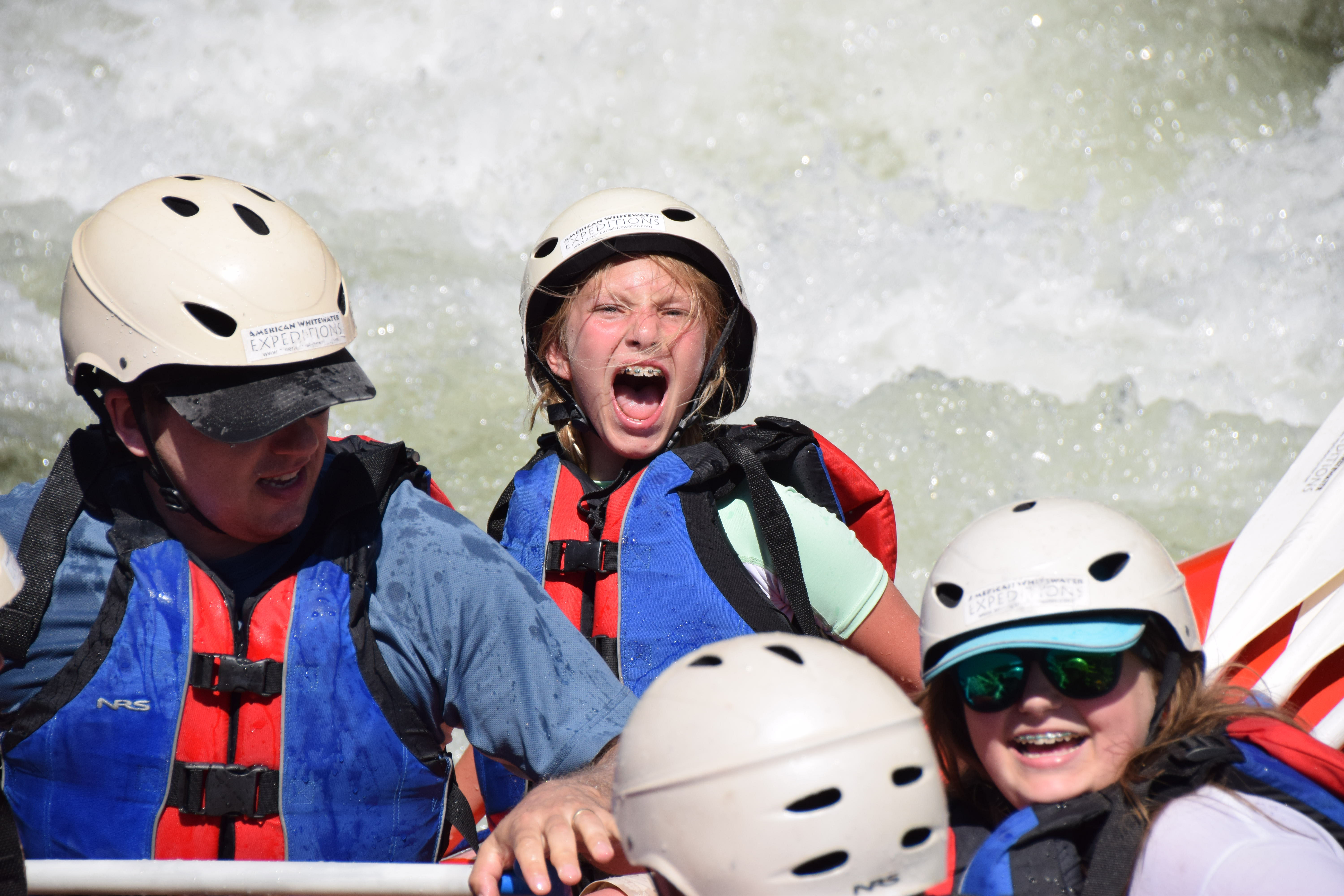 whitewater rafting on the American River