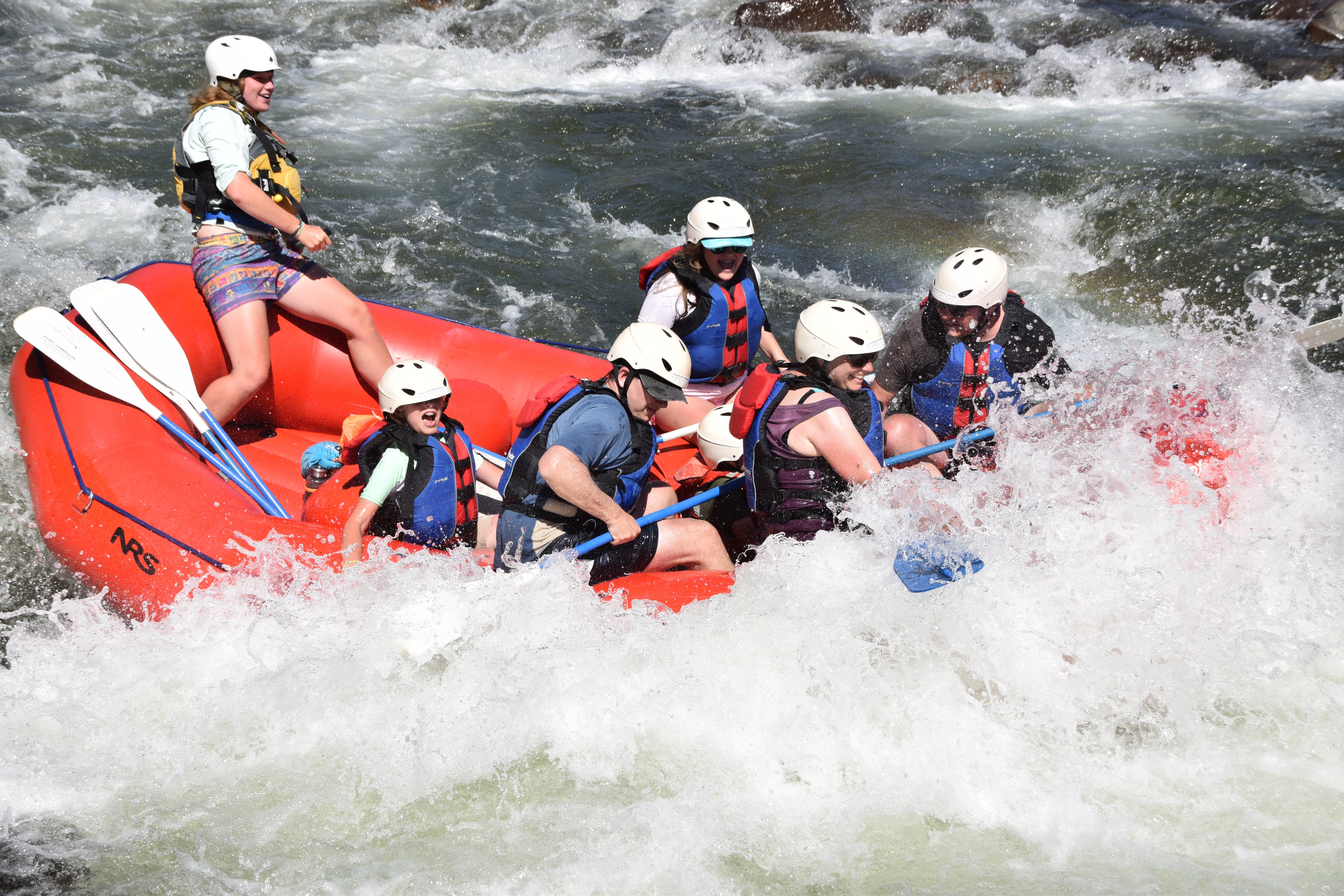 whitewater rafting on the American River