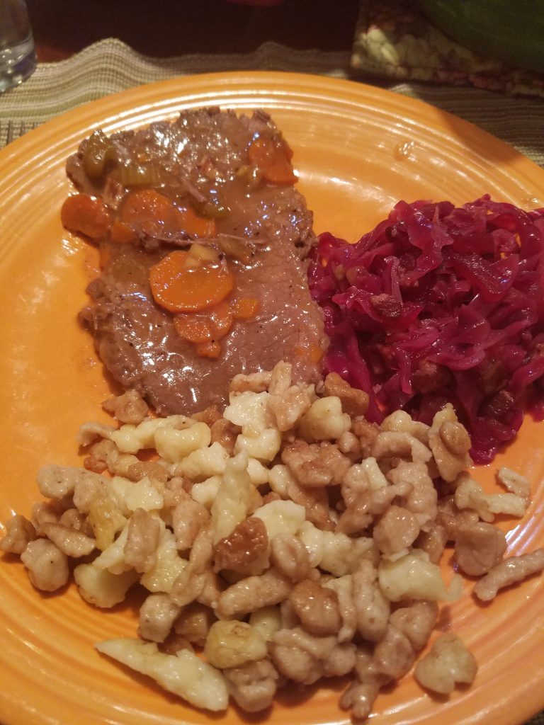 Cole Cooks: German Sauerbraten Recipe