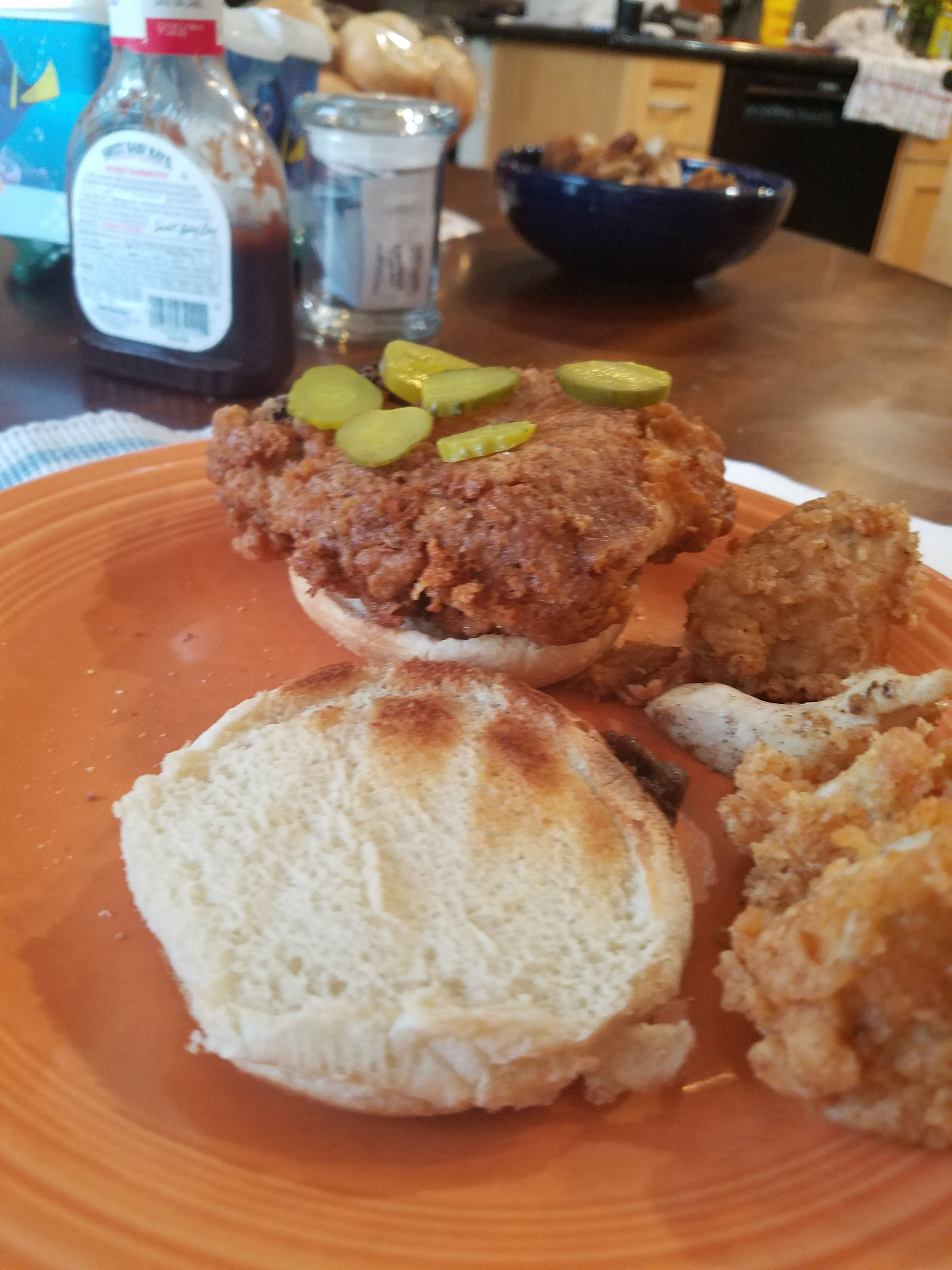 Homemade Chick-fil-A Sandwich