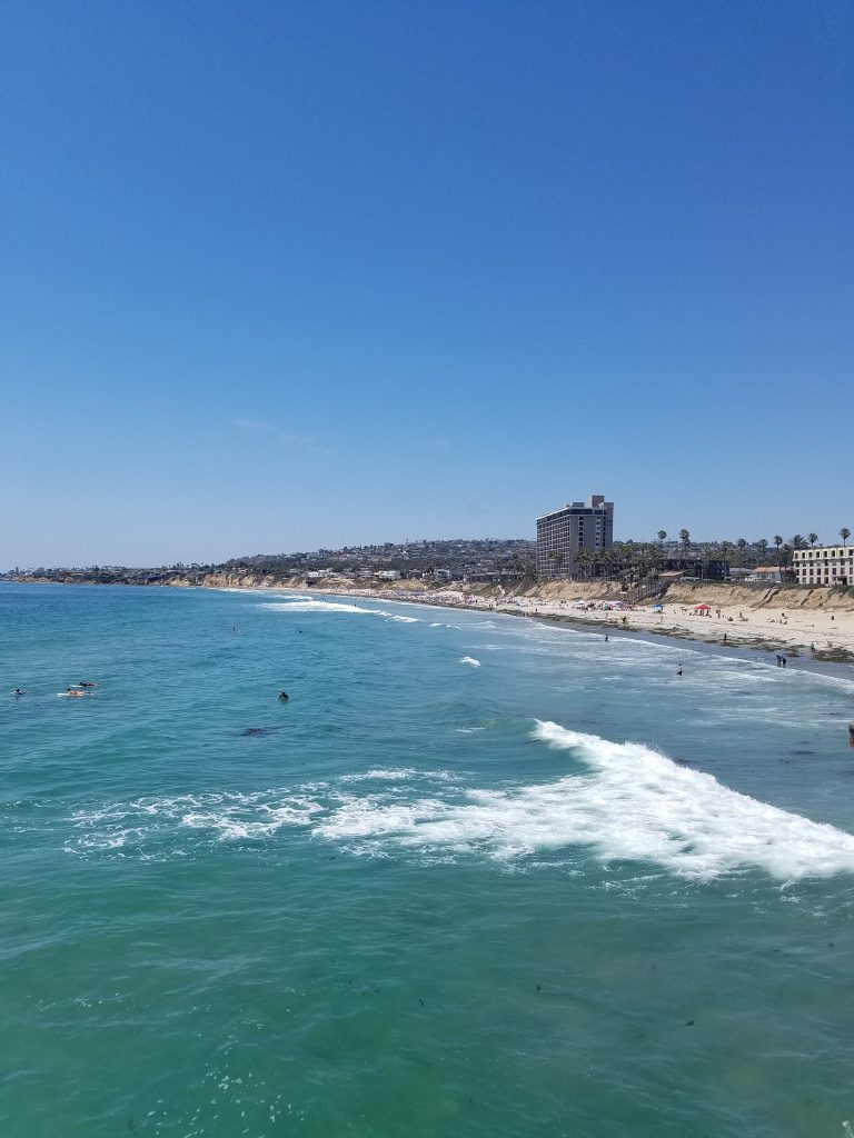 San Diego Beaches: North Pacific Beach at Law Street