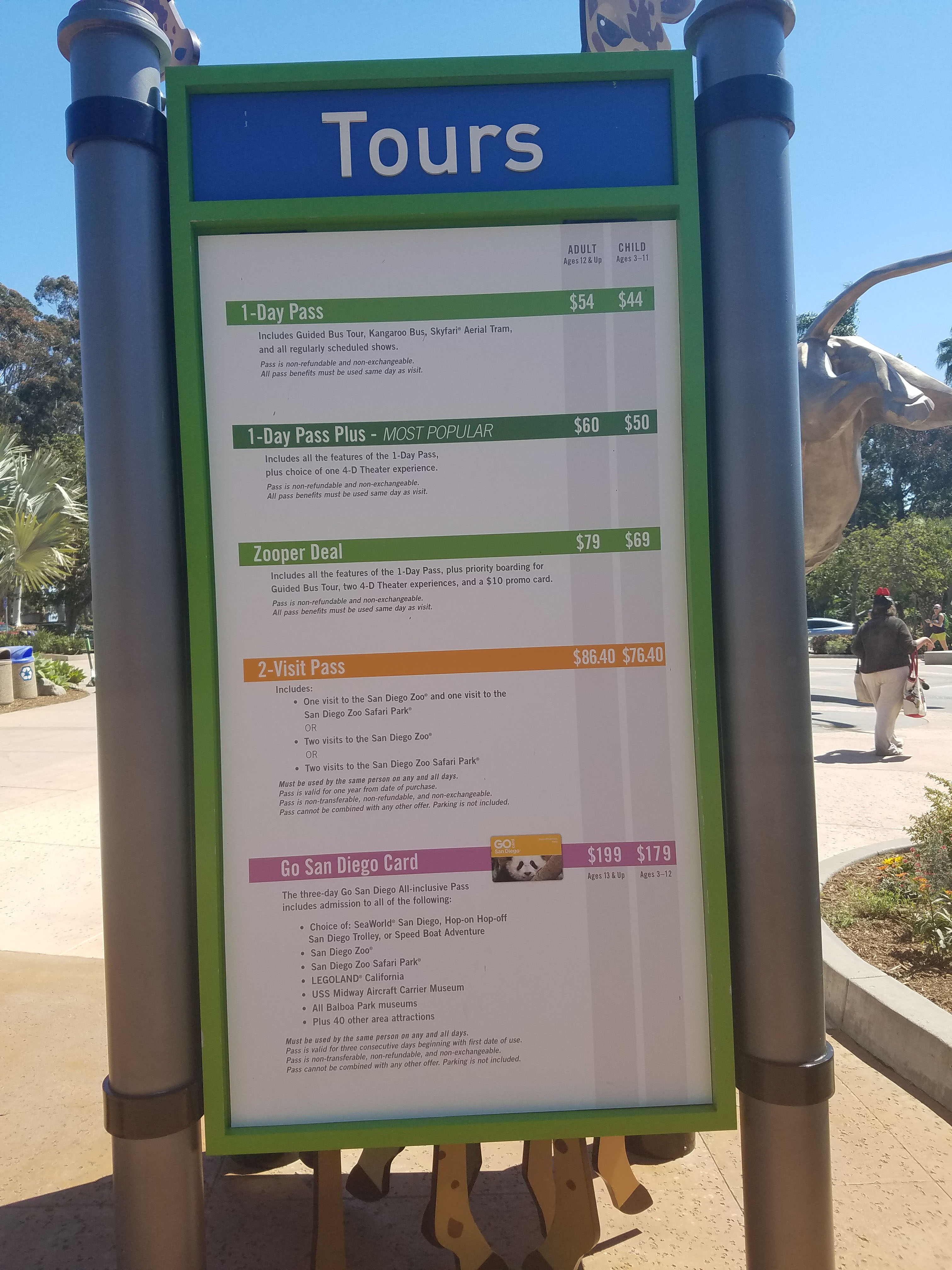  San Diego Zoo Tickets
