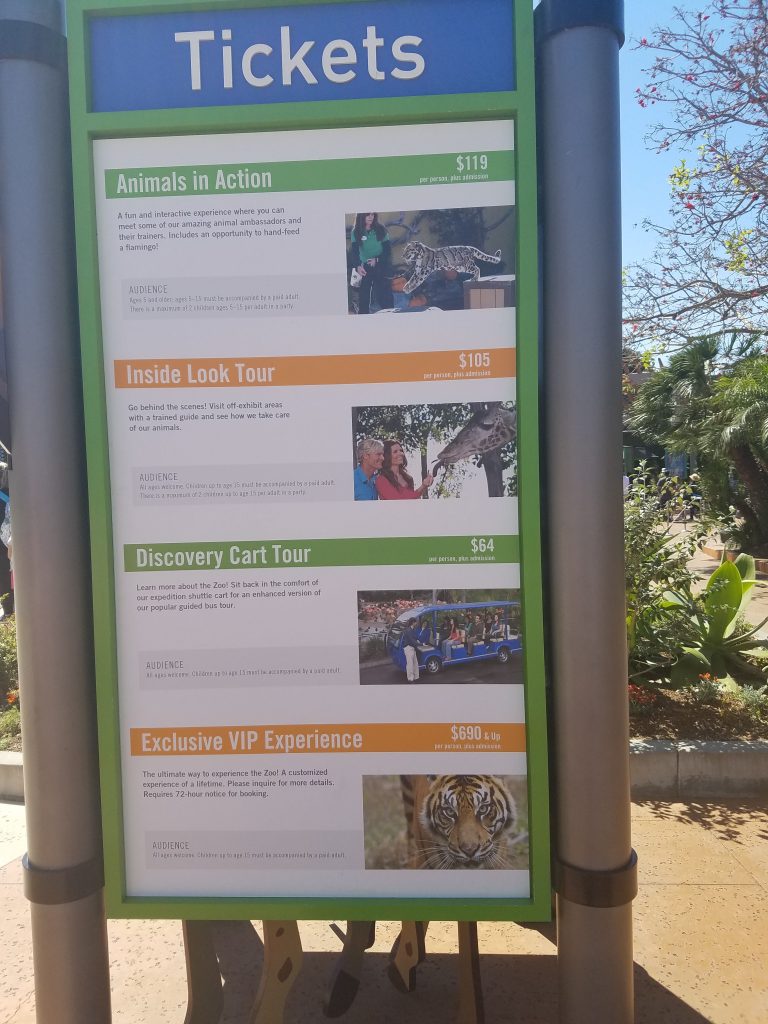 San Diego Zoo Add-On Activities
