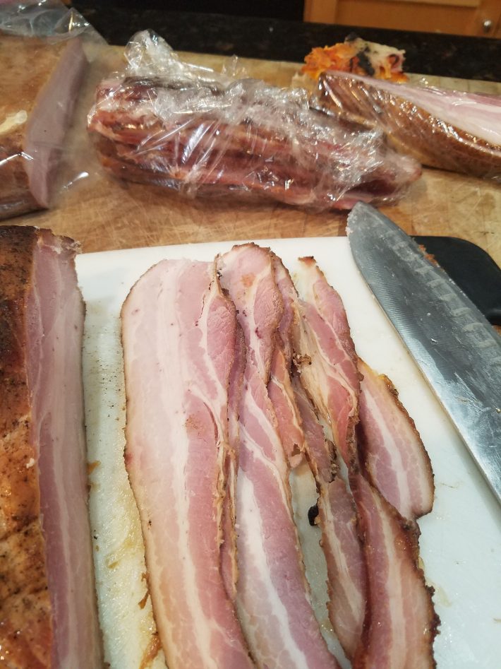 Cole Cooks: Big Green Egg Smoked Bacon Recipe - Fun Diego Family