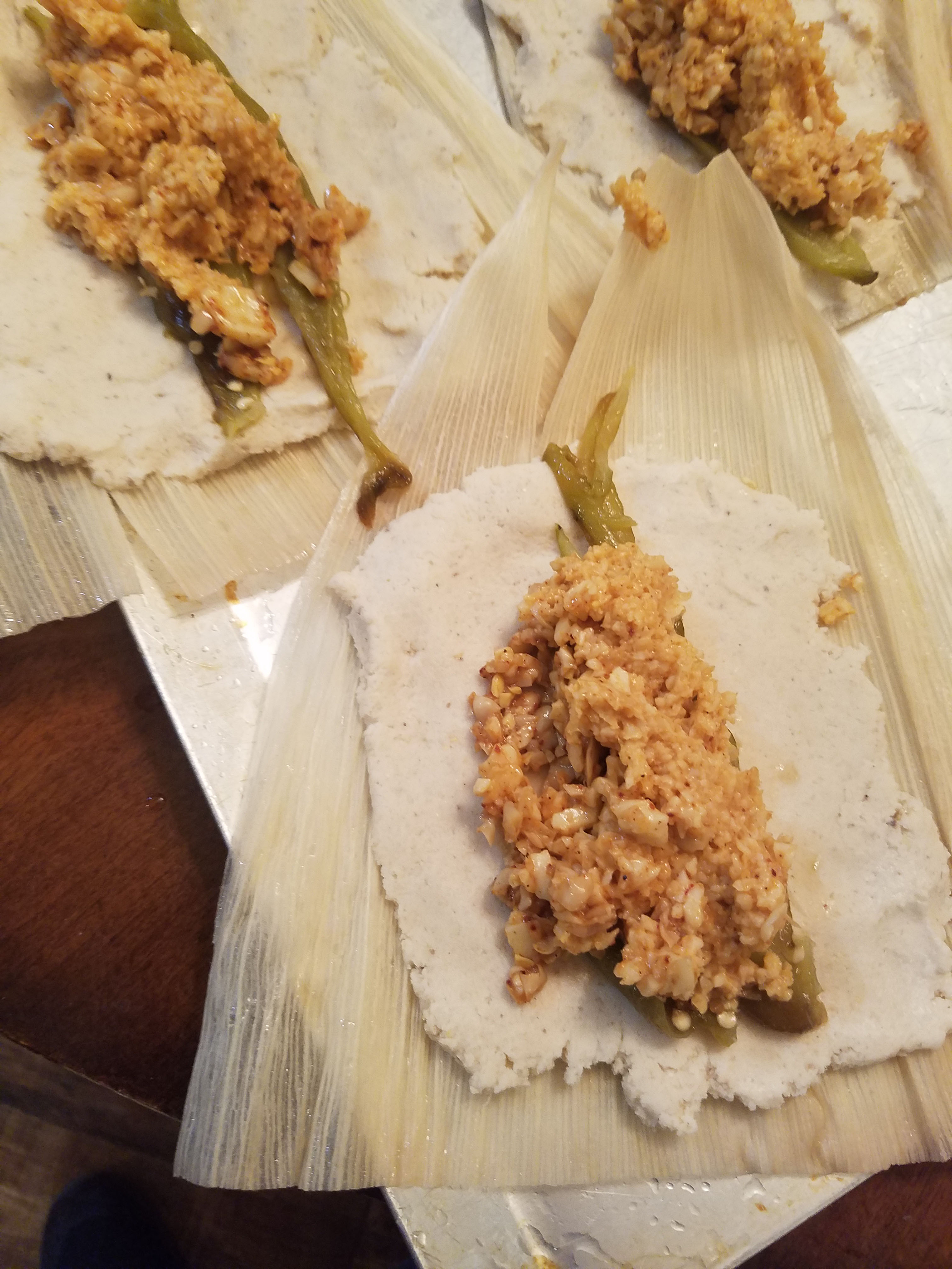 Vegetarian Banana Leaf Tamales Recipe