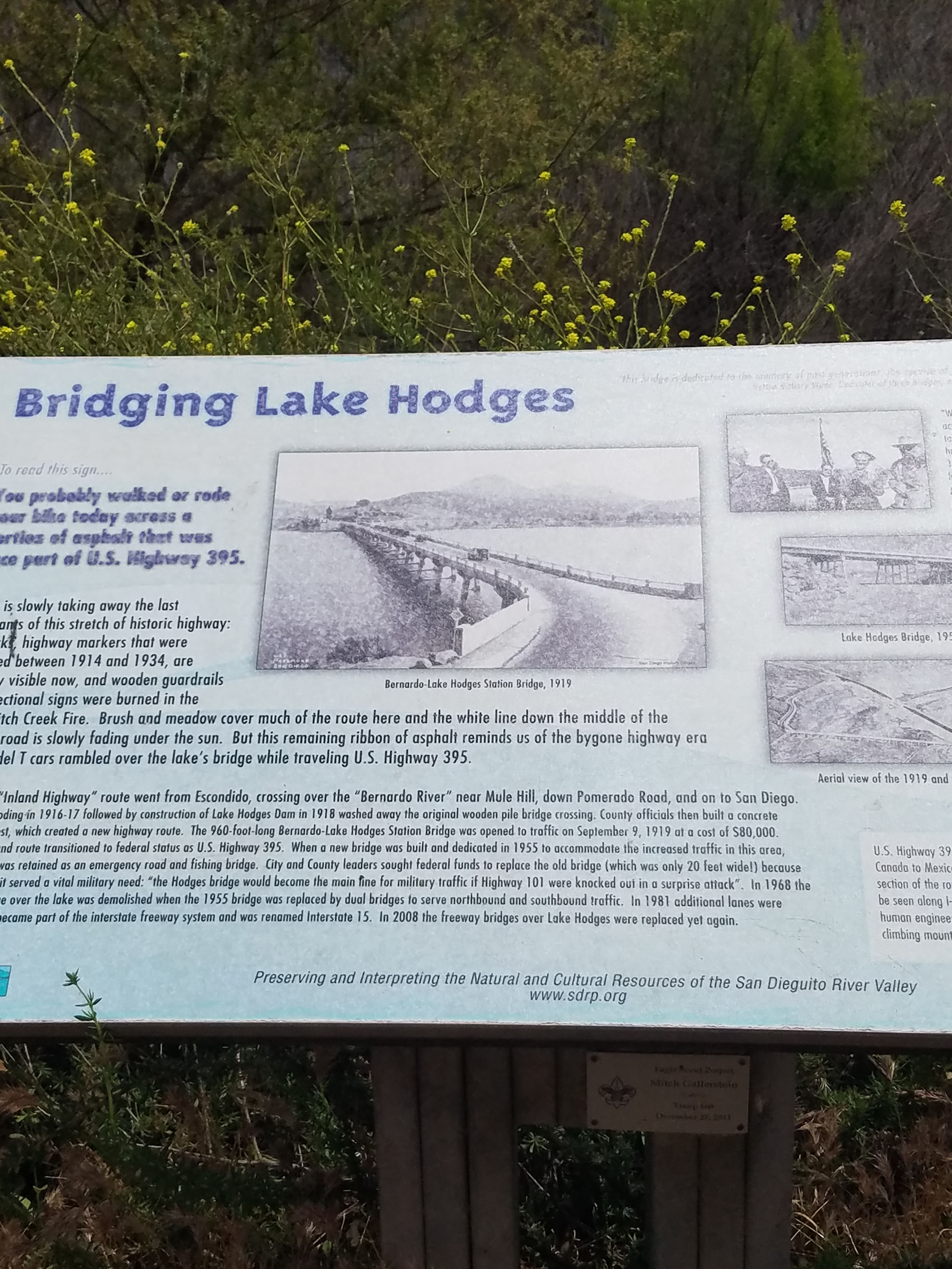 Lake Hodges Bicycle Pedestrian Bridge