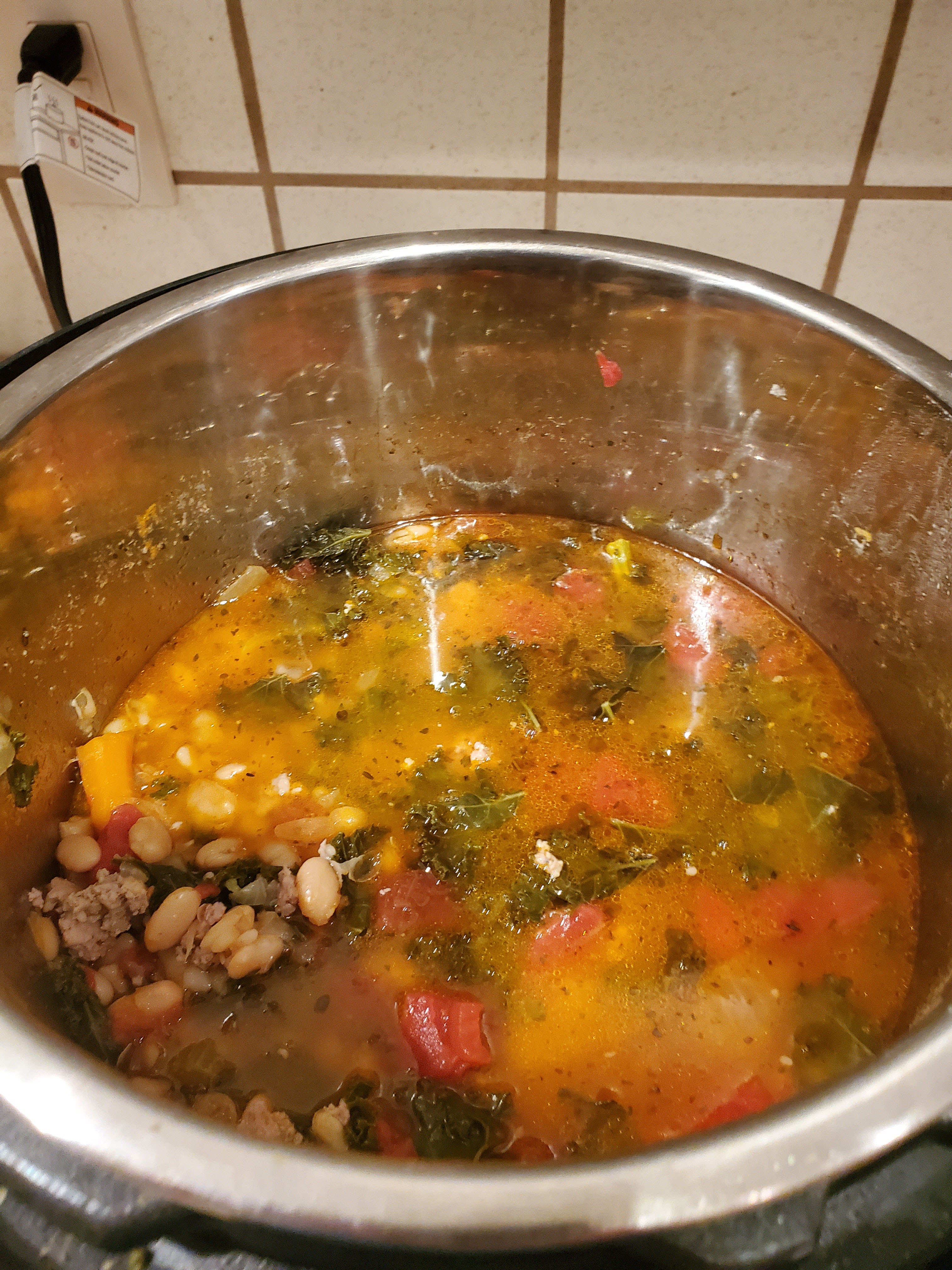 Instant Pot Italian White Bean Soup