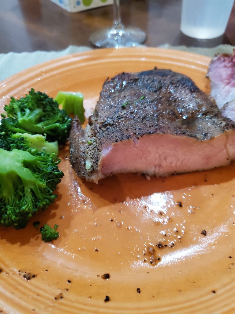 Cole Cooks: Sous Vide Pork Chop with Coffee and Molasses
