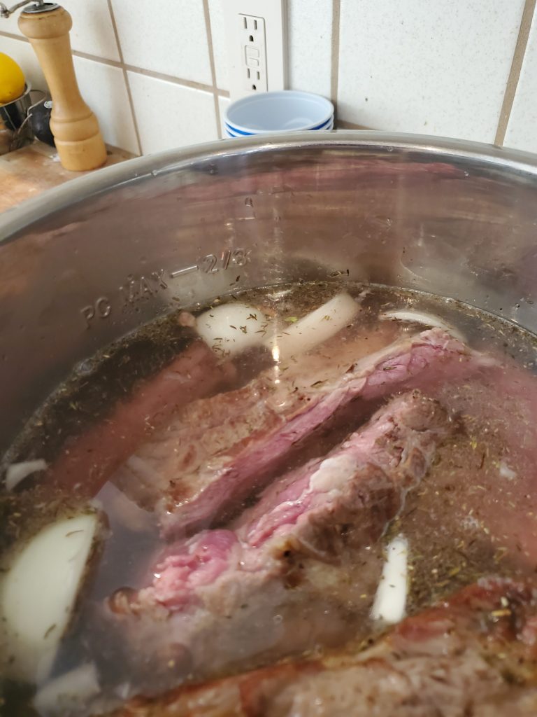 Cole Cooks: Instant Pot Beef Broth